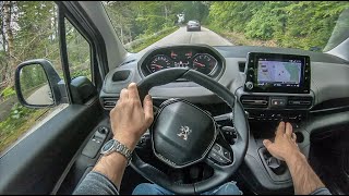 Peugeot Rifter  4K POV Test Drive 233 Joe Black [upl. by Antin]