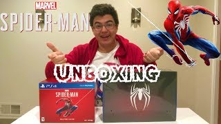 SpiderMan PS4 Collectors Edition amp Collectors Box MASSIVE UNBOXING [upl. by Bogart993]