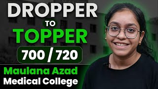 Dropper to Topper  Arushi Singhal  700720 in NEET 2024  Joining MAMC [upl. by Ailbert]