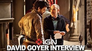 Da Vincis Demons  David Goyer and Lara Pulver Interview  NYCC 2012 [upl. by Adnamahs]