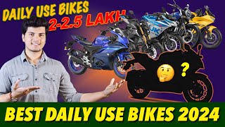 Best Bikes for Daily Use under 25 Lakh In India 2024  SR Motoworld [upl. by Armillia]