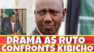 Drama as William Ruto Confronts Uhuru Kenyatta ally at the airport [upl. by Nilkoorb]