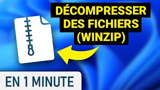 Télécharger Winzip pour décompresser des fichiers [upl. by Arytal]