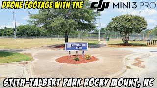 Drone footage of Stith Talbert Park in Rocky Mount NC This is a large park with many amenities [upl. by Ognimod]