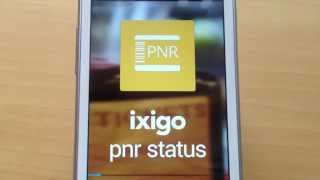 ixigo pnr status app demo  check irctc amp flight pnr status [upl. by Salena]