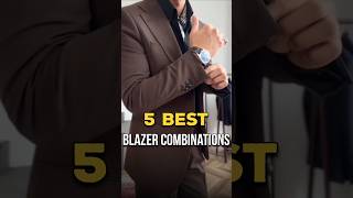 5 Classy Blazer Combos For Men ✅  mensfashion ytshorts [upl. by Jehovah322]