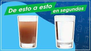 ¿Cómo tratar el agua turbia o revolcada para que esté más clara  Oasis Exprés [upl. by Stacy345]