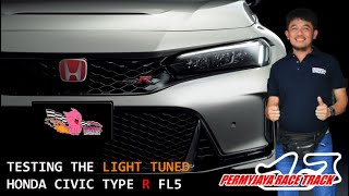 Testing the light tuned Honda Civic type R FL5 in Permyjaya Race Track [upl. by Orv657]