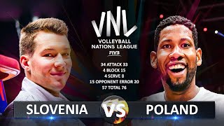 SLOVENIA VS POLAND  BRONZE MEDAL MATCH  MEN’S VNL 2024 [upl. by Bonaparte139]