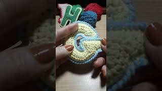 Aprende a crear letras 3D con ganchillo FÁCILMENTE crochet letras hechoamano ganchillo tejer [upl. by Leur]