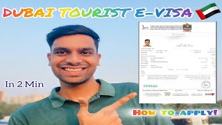 Dubai Visa in 2 Minutes StepbyStep Easy Guide for Fast Approval [upl. by Kellina179]