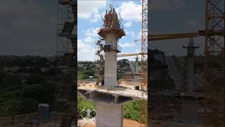 Ponte estaiada anápolis infraestrutura ládecima drone anapolinos imagensaéreas [upl. by Ahtibbat]