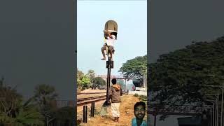 Train horn pranks 🚉🚉🚉📣📣📣😀😀shorts viral tranding views funny hornprank comedy loudhornprank [upl. by Joiner]