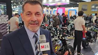 Ennio Marchesin  Swm motorcycles  Eicma 2024 [upl. by Orhtej]