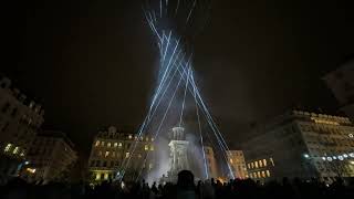 LYON Fête des Lumières 2023  Place des jacobins [upl. by Georglana]