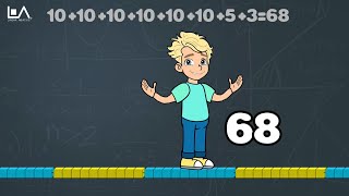 Place Value Naming Numbers Below 100  Linear Abacus® [upl. by Gibson]