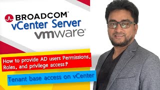 How to provide AD users Permissions Roles and privilege access to vCenter Server [upl. by Garvin]