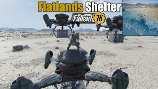 Flatland Shelter  Fallout 76 Showcase [upl. by Mahla]