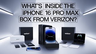 Whats Inside the iPhone 16 Pro Max Box From Verizon [upl. by Ahsinak]