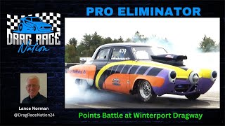 Pro Eliminator Drag Racing at Winterport 9 22 24 [upl. by Artekal]