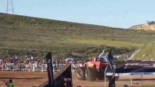 Accidente Monster Truck Aero Show Chihuahua 2013 Mexico [upl. by Mercorr]