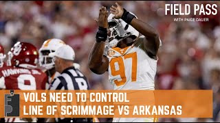 Vols vs Razorbacks Winning the line of scrimmage is key [upl. by Jenny]