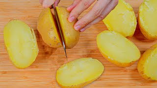 Cut the Potatoes in Half Only 3 Main Ingredients [upl. by Annora377]