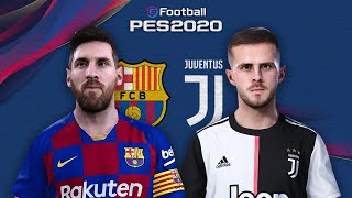 FC Barcelona  Juventus 🎮  PES2020 Friendly game [upl. by Wadleigh225]