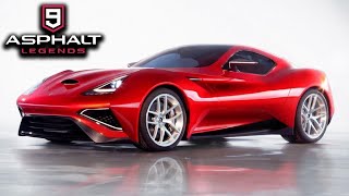 Asphalt 9 Test drive with ITALDESIGN DAVINCI in new event [upl. by Fahy]