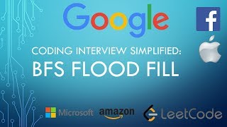 Coding Interview Tutorial 85  BFS Flood Fill LeetCode [upl. by Ygief]