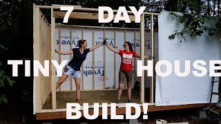 Building a Tiny House with April Wilkerson in 7 Days [upl. by Aisatal644]