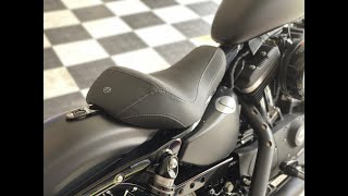 Super Reach Solo Seat Iron Sportster 883 [upl. by Anirtek]