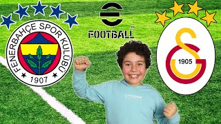 FenerbahçeGalatasaray Derbisi efootball 2024 Oynuyoruz OyuncuYusuf [upl. by Anala340]