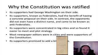 PSC 101 Why the Constitution was Ratified [upl. by Shamus798]