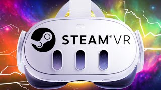 EASY amp FREE Way To Play SteamVR PC VR On Quest 3 and Quest 2 [upl. by Vashtia178]