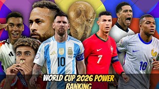 World Cup 2026 Power Rankings The Teams Set to Shine [upl. by Sosna]