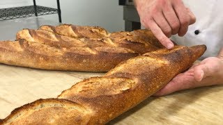 Shaping and Baking Artisan Baguettes [upl. by Akinhoj]