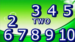 Counting 1 to 10  Backward Counting 10 to 1  Spellings Number 110  Numbers 1 to 10 [upl. by Auhoj]