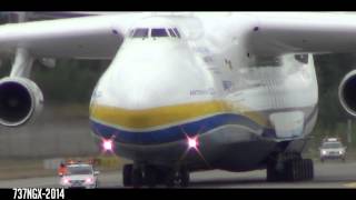 Antonov An225 Mriya landing Gardermoen  World largest plane  HD [upl. by Saltsman196]