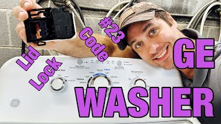 GE washer that won’t fill or wash  GTW330ASK3WW  run through diagnostic mode  Bad lid lock [upl. by Aitahs]