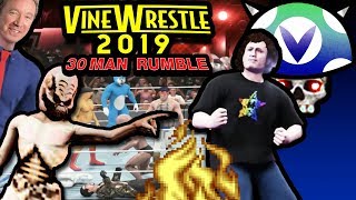 Vinesauce Joel  Vinewrestle 2019 30Man Rumble Special [upl. by Tome326]