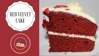 RED VELVET CHOCOLATE CAKE RECIPE  American Classic  MsDessertJunkie [upl. by Peterus514]