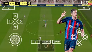 Efootball PES 2023 PPSSPP Android Update Camera PS5 Best Graphics [upl. by Apilef]