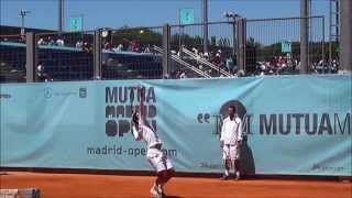 Feliciano Lopez Serve Slow Motion MMO Madrid 2014 [upl. by Eidahs408]