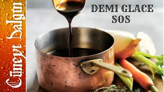 Original DemiGlace Sauce  Gerçek Demi Glace Sos  Cüneyt Dalgın [upl. by Berey]