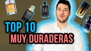 Top 10 mejores fragancias que duran muchísimo [upl. by Zitvaa]