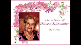 Funeral Service for Mrs Delores Stickelmier [upl. by Kara]