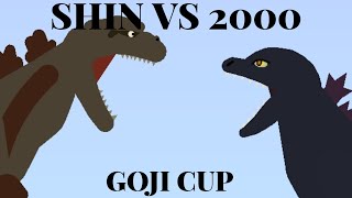 GOJI CUP  Shin Gojira VS Millenium Godzilla [upl. by Nolrac]