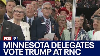 Minnesotas delegates vote Trump at Republican National Convention [upl. by Freeman]