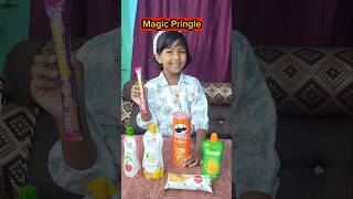 Magic💥Pringle🍟😱 shorts funnyvideo magic trishikarimpa [upl. by Ettevi]